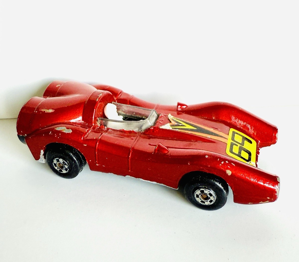 Vintage 1973 Matchbox Lesney England No 69 Turbo Fury Rolamatics