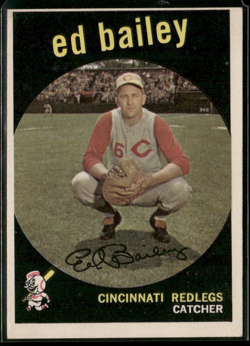 1959 Topps #210b Ed Bailey EX/EX-MT