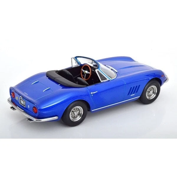 KK Scale KKDC180238 1/18 Ferrari 275 GTB/4 NART Spider Detachable Soft Top Blue - Image 2 of 4