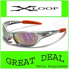 X Loop Sunglasses XL11709 UV400 Davis A1 silver orange
