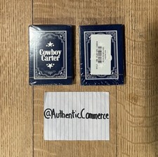 BEYONCE OFFICIAL ACT II COWBOY CARTER TEXAS HOLD 'EM CARDS RENAISSANCE