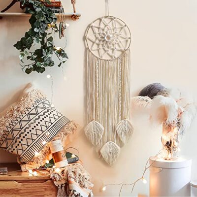 Boho Macrame Textured Cotton Window Curtain Panel - Lush Décor