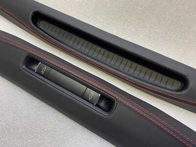 12-13 XTG PORSCHE 911 991 TURBO LEATHER CXX DOOR POST SILL SET