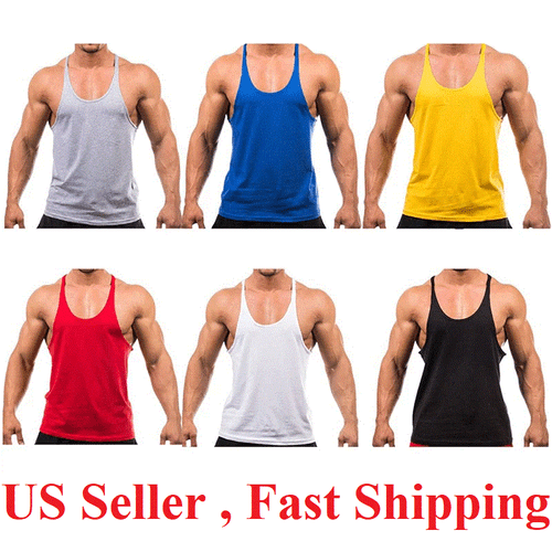 Gym Stringer - Men's Tank Top for Bodybuilding and Fitness - Stringer Sports - Picture 2 of 12