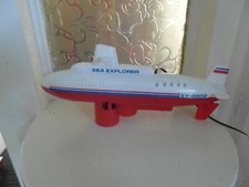 VINTAGE TOY- Soma Sea Explorer MODEL-EX-8802 SUBMARINE- 1988 WORKING CONDITION