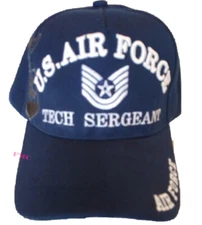 U.S. Air Force Tech Sergeant, E-6, cap, navy