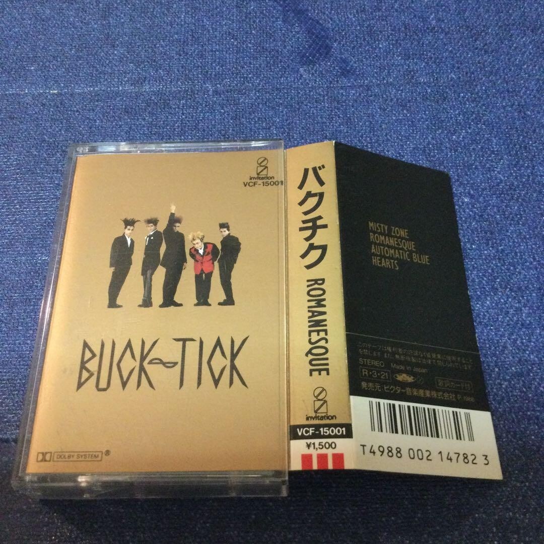 BUCK-TICK Cassette Tape Romanesque VCF-15001 Victor 1988 | eBay