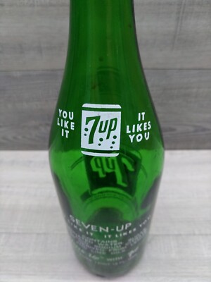 7UP ビンテージ Vintage 7up Bottle 1 pint 12 oz, With Original Cap. | eBay