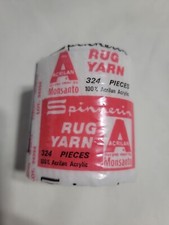 Spinnerin Acrylic Rug Yarn White 7000 15 Skeins Lot 24354  324 pieces each NEW