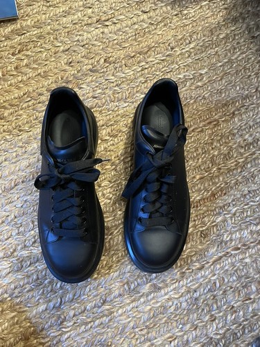 Alexander McQueen Men Black Oversized Sneakers Size 44.5/11.5 US | eBay