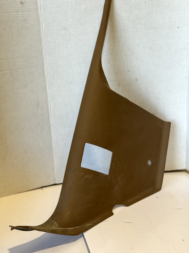 1987-1991 Ford F150 F250 F350 BROWN LOWER KICK PANEL TRIM PIECE LEFT DRIVER SIDE - Image 3 of 4