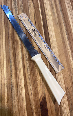 Quikut Quikkle Double Sided Knife  Stainless Serrated Carver Bread Slicer USA