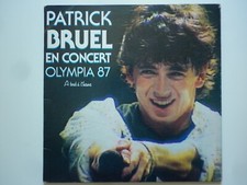 Patrick Bruel album 33Tours vinyle En Concert Olympia 87 A Tout À L'heure