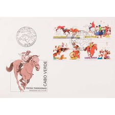 Kap Verde Nr. 699-702 FDC Ersttagsbrief "Pferde"