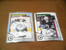 2 dif 2020-21 O-PEE-CHEE-JETS- CONNOR HELLEBUYCK & MIKHAIL BERDIN BLUE ROOKIE