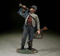 BRITAINS CIVIL WAR CONFEDERATE 31380 CONFEDERATE INFANTRY BUGLER #1