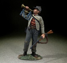 BRITAINS CIVIL WAR CONFEDERATE 31380 CONFEDERATE INFANTRY BUGLER 1
