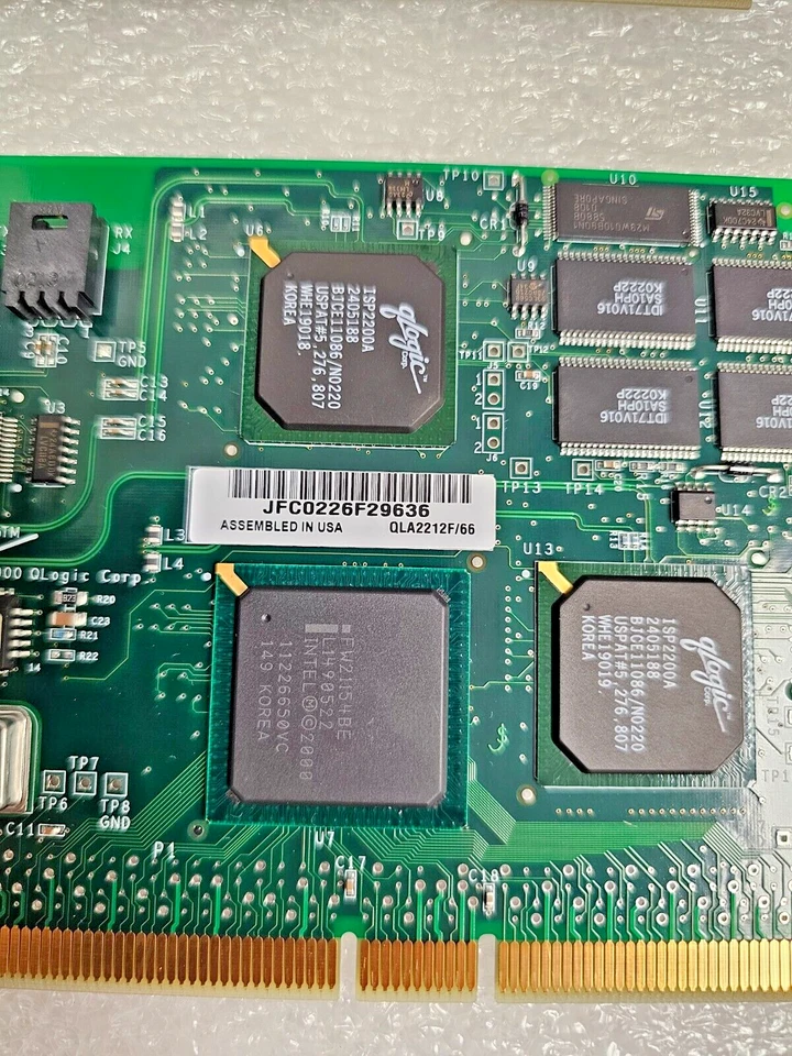 Q-Logic Lot of 2 QLA2212F/66 Dual Channel Gigabit FC PCI-X SC Adapter FC0610404 - Image 2 of 4