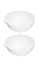 500 Gram Ceramic Alumina Crucible Melting Gold Silver Copper Jewelers Dish Qty:2