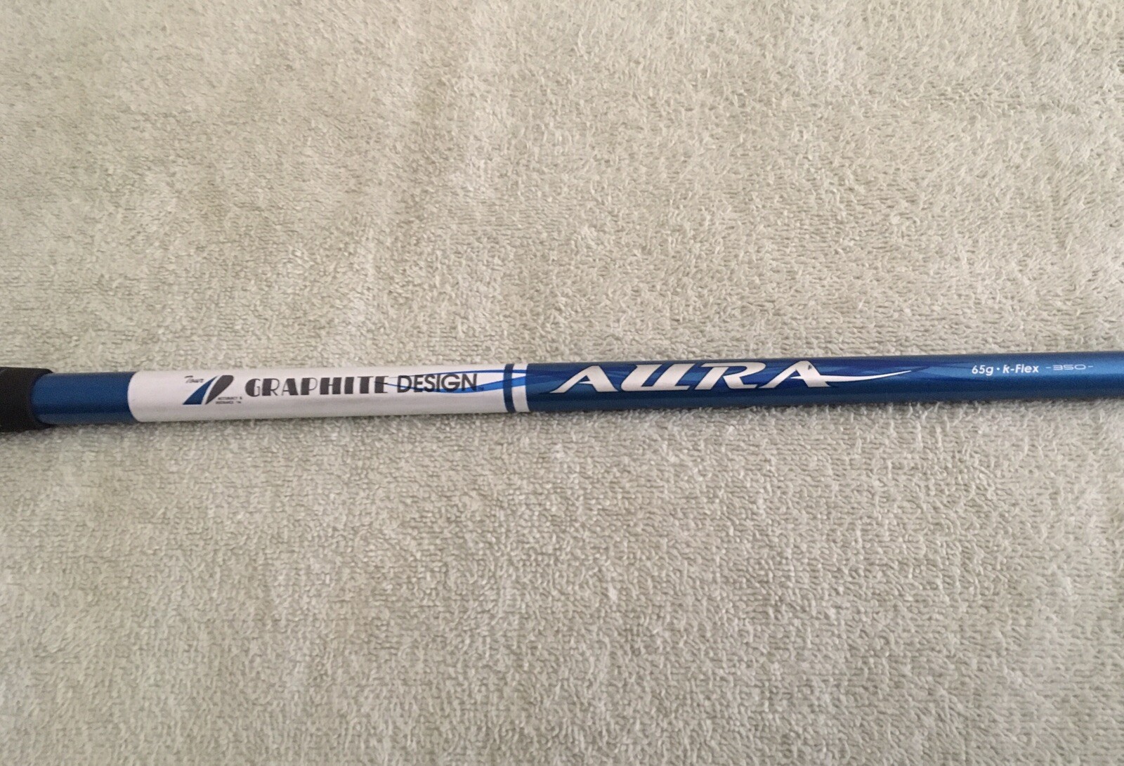 Used Graphite Design Aura 65 gram regular Flex driver shaft Taylormade