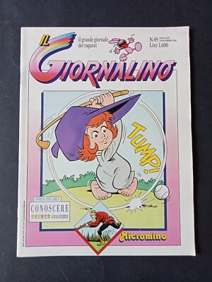 Magazine Il GIORNALINO Micromino Soc. São Paulo No. 49 1988 with insert
