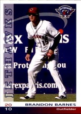 2010 Lancaster Jethawks Grandstand #3 Brandon Barnes Anaheim California CA Card