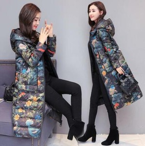 long floral coat