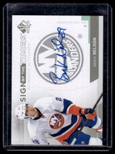 2013-14 SP Authentic Sign of the Times Brock Nelson RC Auto New York Islanders