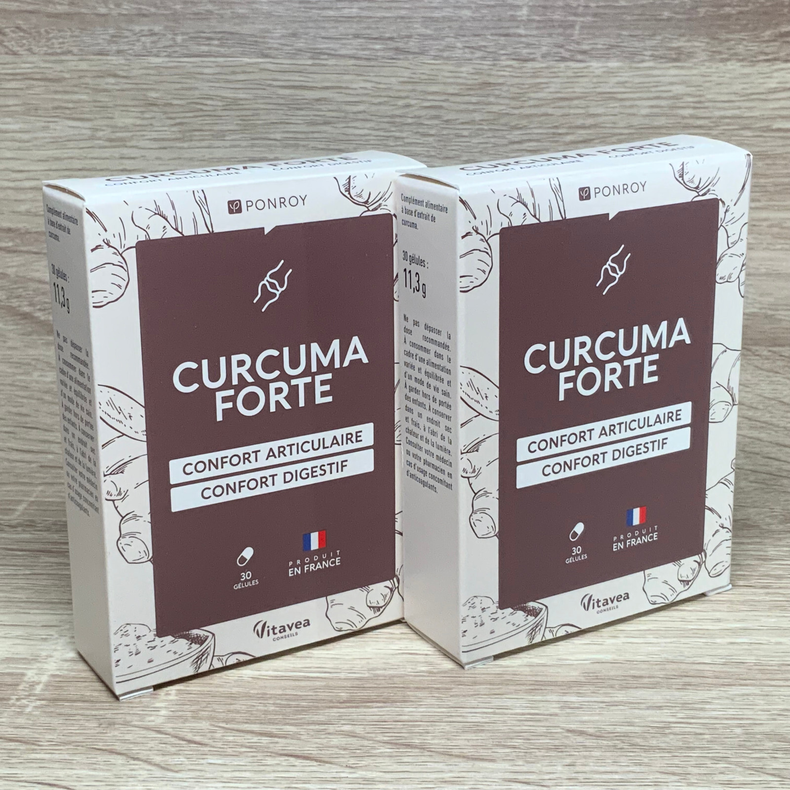 Curcuma Forté Ponroy gélules articulation et digestion pack de 2 cure 2027