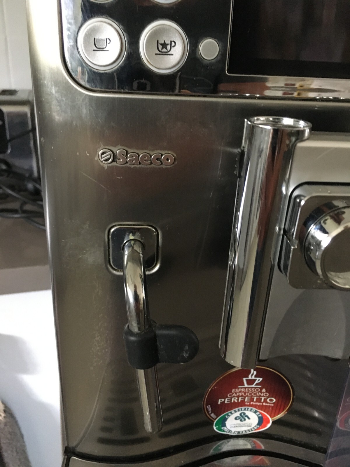 Saeco Exprelia Evo SuperAutomatic Coffee Machine Stainless Steel RRP