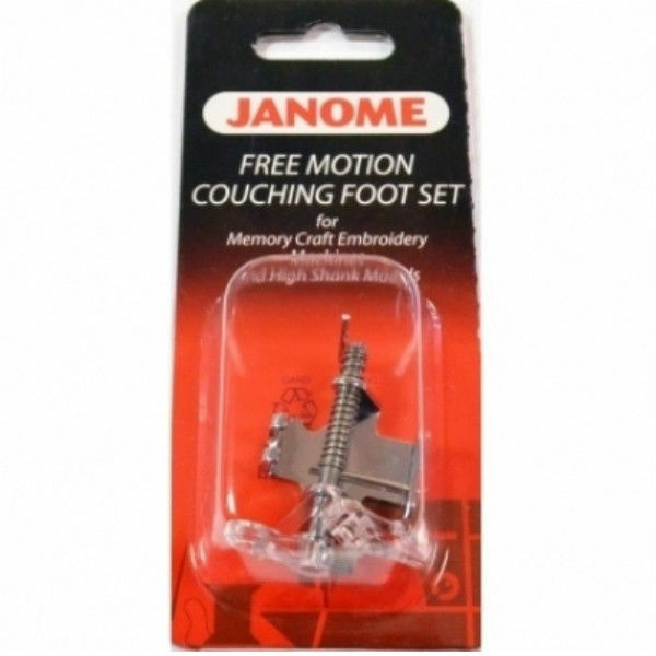Janome Sewing Machine Free Motion Couching Foot Set New eBay