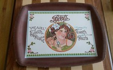 VINTAGE 60's 70's THETFORD Plastic Advertising SERVING TRAY Boots Pearl toothpas