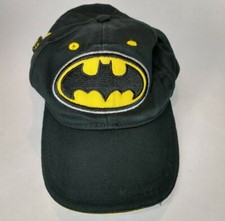 Batman DC Comics Black Yellow Adjustable Youth Hat