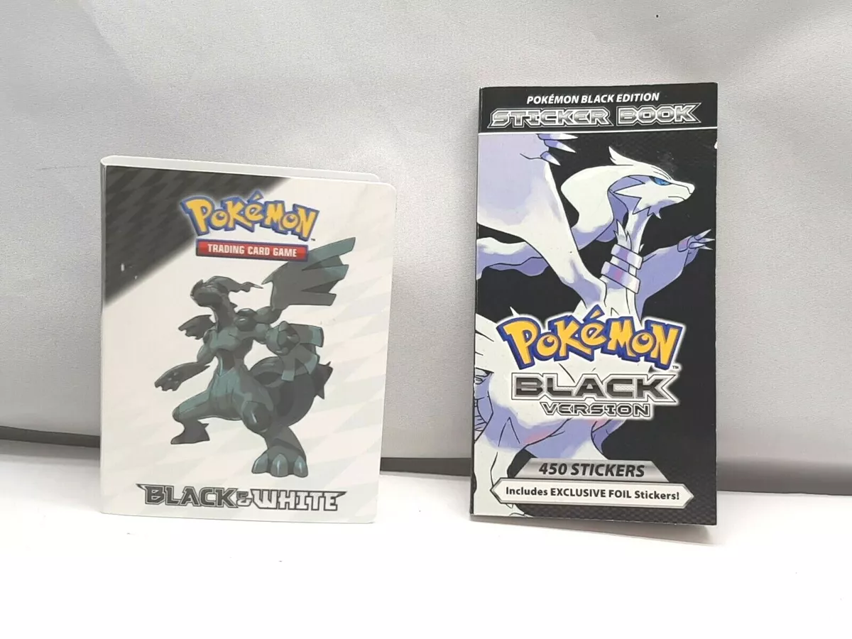 Pokemon Black Version and White Version Stickers Gift 2 Pack Bundle :  : Toys