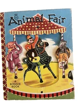 Animal Fair book A Bonnie book childrens vintage 1955
