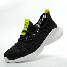 Safety Trainers Mens Steel Toe Cap Mesh  Work Boots Lightweight Summer Outdoor