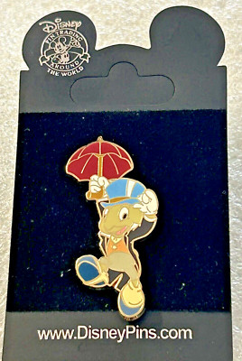 ミッキーマーク　マッドハッター　ウッディ　ディズニーピン Disney Pins PP46121 Jiminy Cricket with Umbrella Disney's