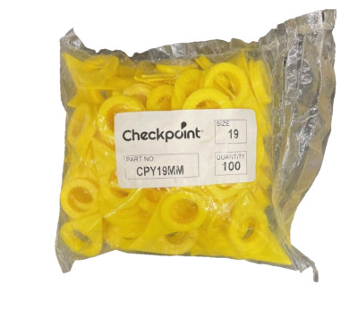 Checkpoint CPY19MM Loose Wheel Lug Nut Indicator - Pack of 100