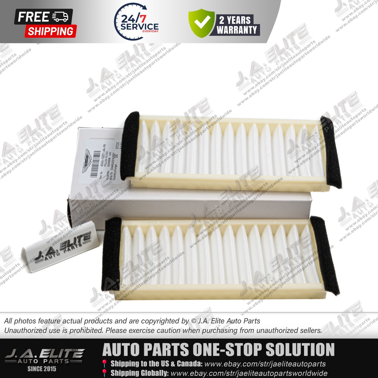 3pcs Genuine Air Filter & Pollen Filter for Aston Martin Rapide DB9 DBS V12