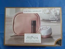 Laura Ashley Portable Essential Oil Diffuser With 100% Essential Oil, Storage...