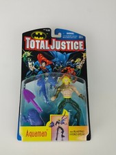 Aquaman Hydro Spear Total Justice DC Action Figure Vintage Kenner 1996 90's New