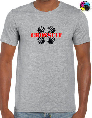 GEWICHTE (COL) HERREN T-SHIRT TRAINING TOP GEWICHTHEBEN GYM FITNESS TOP