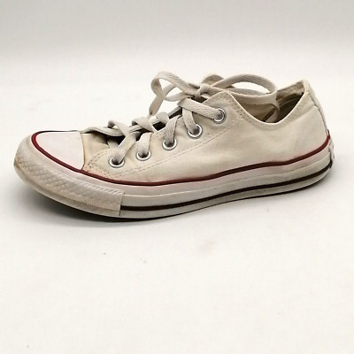 Converse All Star Womens Sneaker White Red Blue Lace Up Round Cap Toe Flat 6