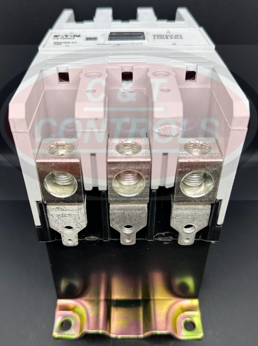 Cutler Hammer Eaton CE15NN3A IEC Contactor - 3P Open Style, Size N, 120V Coil