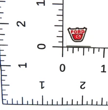 Ford emblem for early Nylint trucks WATER SLIDE DECAL WITH TRACKING