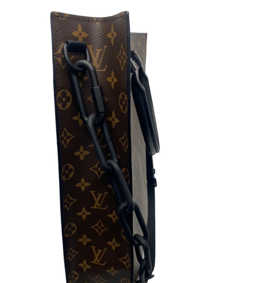 LOUIS VUITTON Sack Plat M44475 Monogram Canvas Brown Neon Virgil