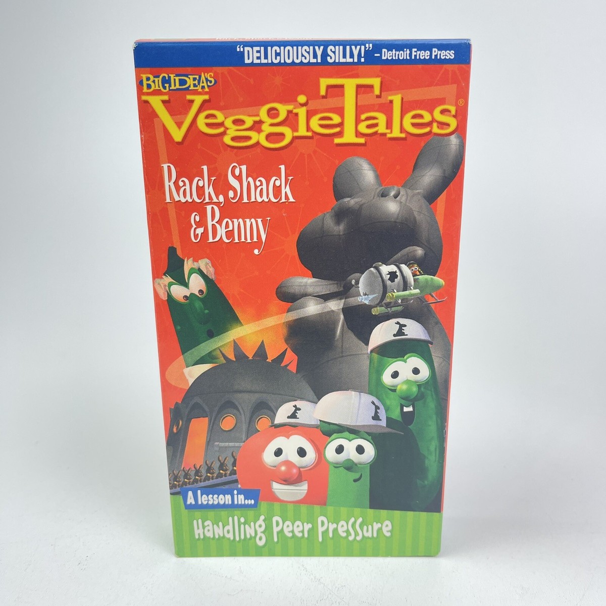 VeggieTales Rack Shack and Benny VHS Tape 1998 Lesson on Handling