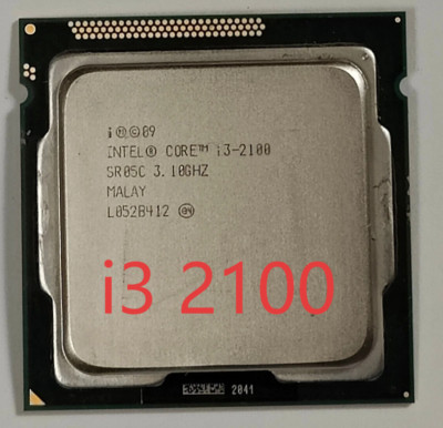 Intel Core i3-2100 3.1GHz Dual-Core Processor (SR05C) - Used, Tested & Working