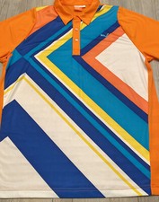 Puma Sport Lifestyle Mens USP Dry Golf Polo Shirt Cobra Golf sz L flaws READ   