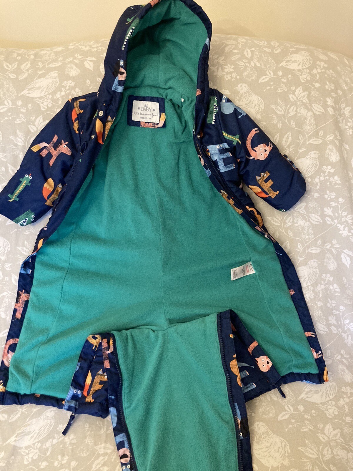 Marks And Spencer Baby Boy Snowsuit Age 1218 Months eBay